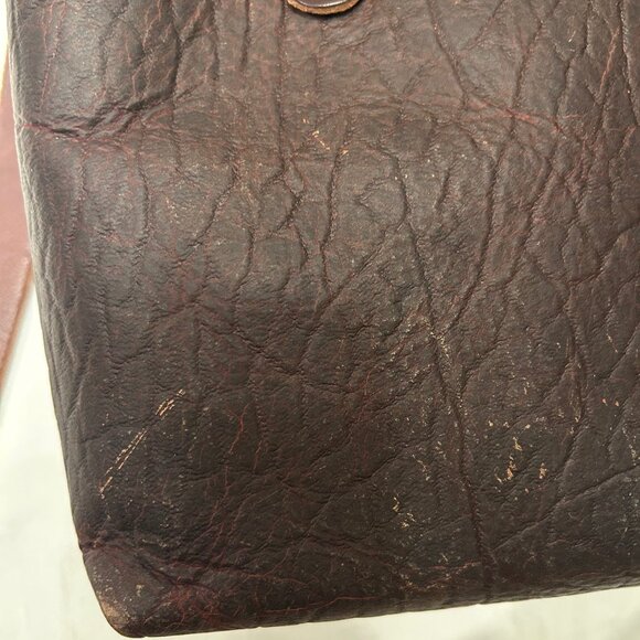 GO FORTH GOODS Avery Mini Tote – Cherry Bison Leather - Picture 13 of 16